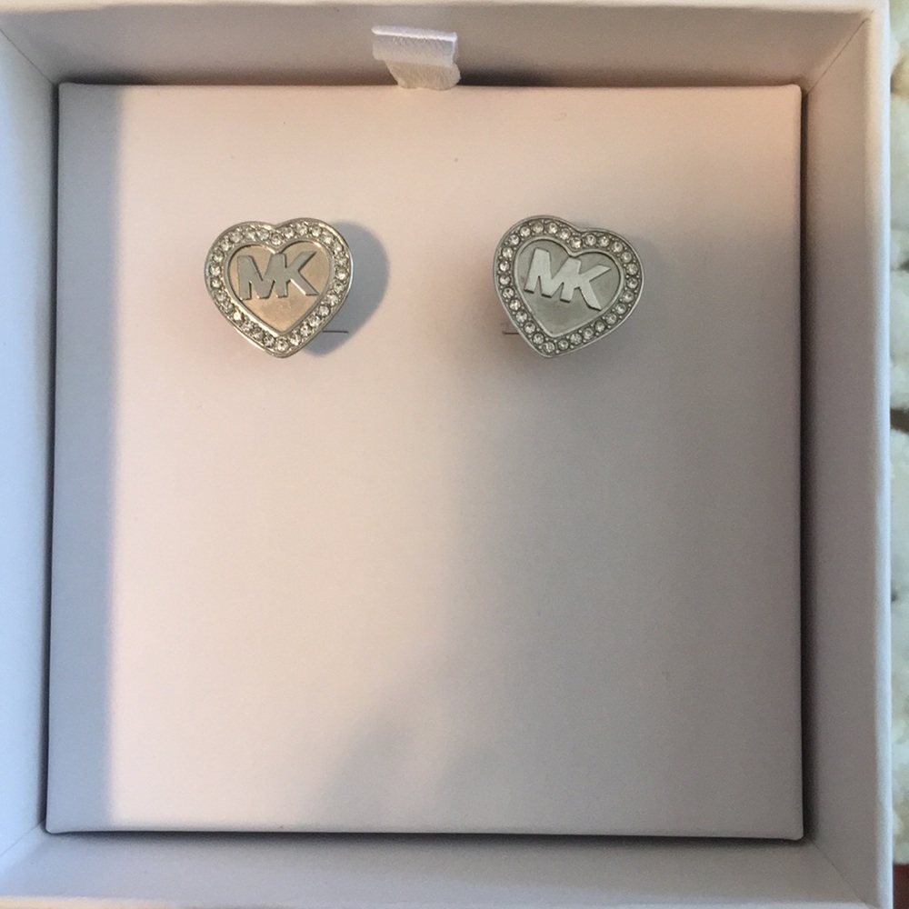 Michael Kors heart earrings